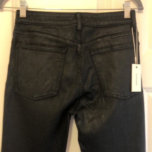Brand New Skinny Black wax finish Jean - Picture 4 of 5
